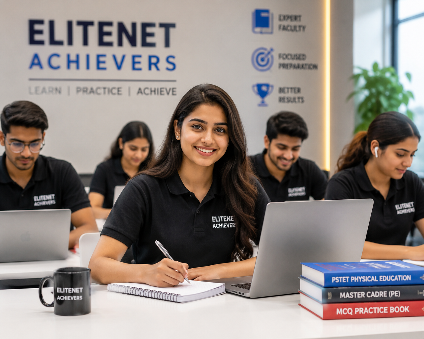 Students preparing with Elitenet Achievers