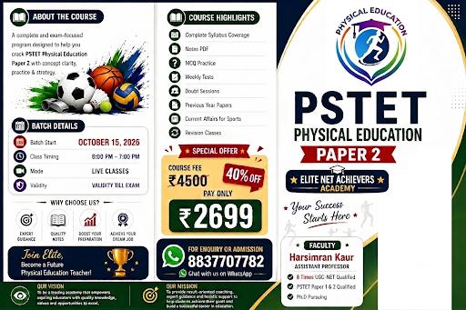 Master's of Physical Education. Achieve Your Dream Score.